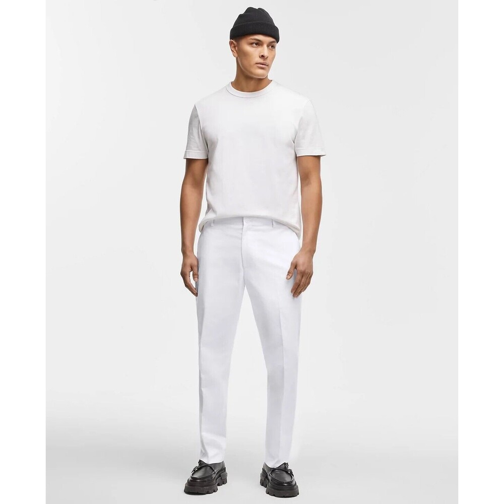 Emporio Armani- NWT- MR “A”Line Pants Linen Cotton Blend White | EU‎ 46/US 30